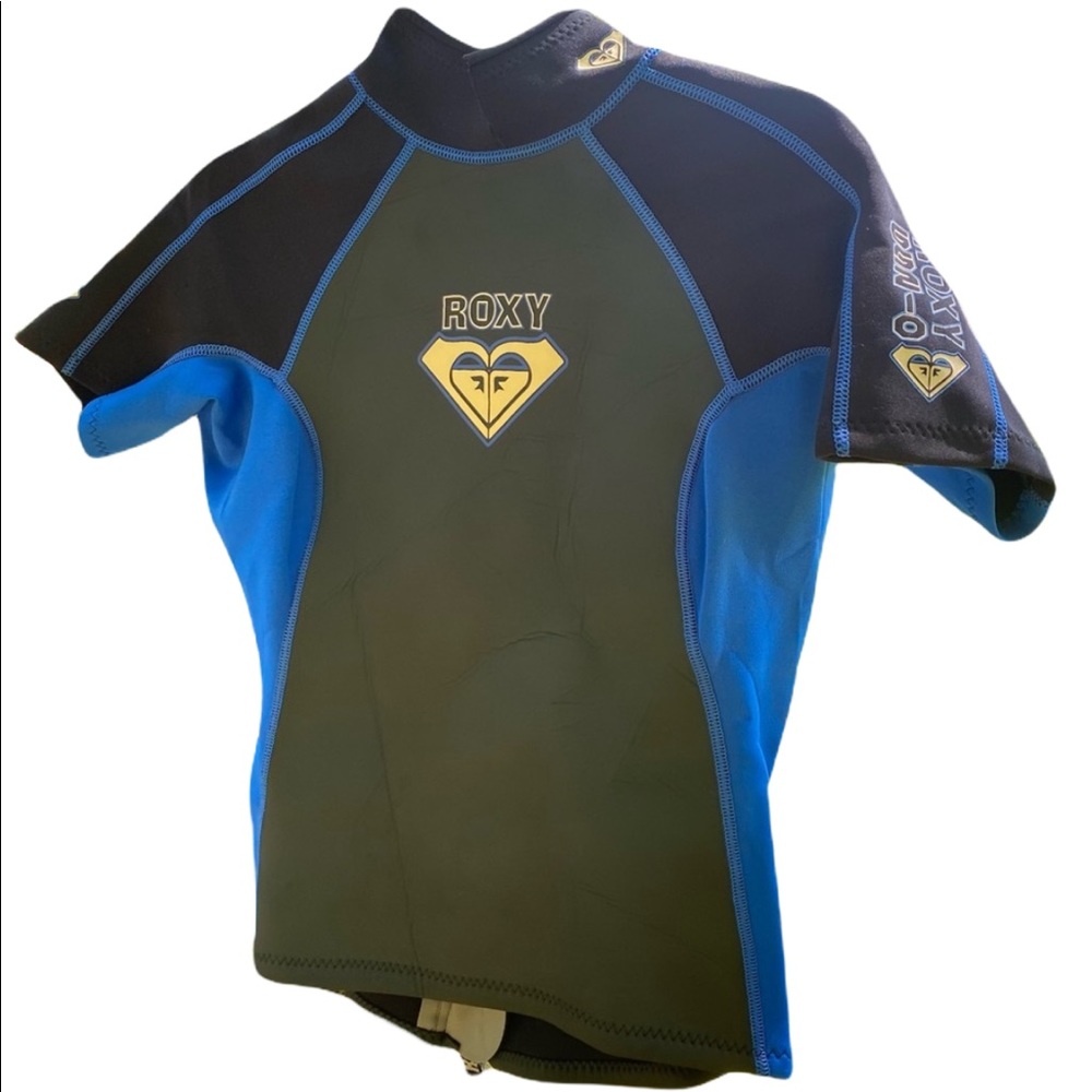 Retro 90s Roxy Surf Shirt black/Blue Girls 14